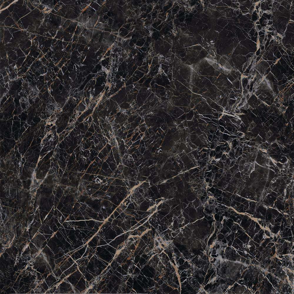 Керамогранит Marazzi Italy Grande Marble Look Saint Laurent Rett M0FS, цвет чёрный, поверхность матовая, квадрат, 1200x1200