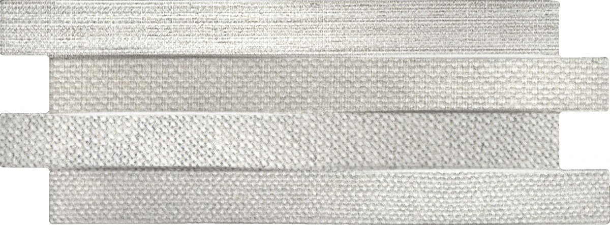 Керамогранит Keradom Canvas Polvere, цвет серый, поверхность 3d (объёмная), прямоугольник, 160x400