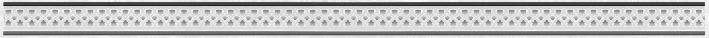 Бордюры Laparet Мармара ажур серый 48-03-06-659, цвет серый, поверхность глянцевая, прямоугольник, 40x600