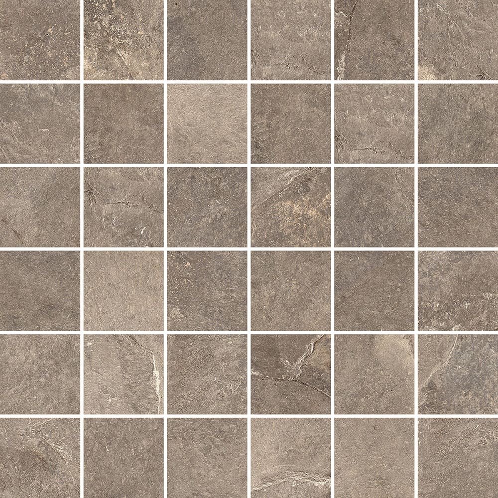 Мозаика RHS Rondine Ardesie Taupe Mosaico J87148, цвет коричневый, поверхность матовая, квадрат, 300x300