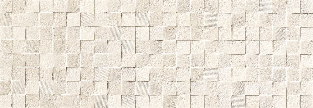 Мозаика Love Tiles Restful Nest White, цвет белый, поверхность матовая, прямоугольник, 350x1000