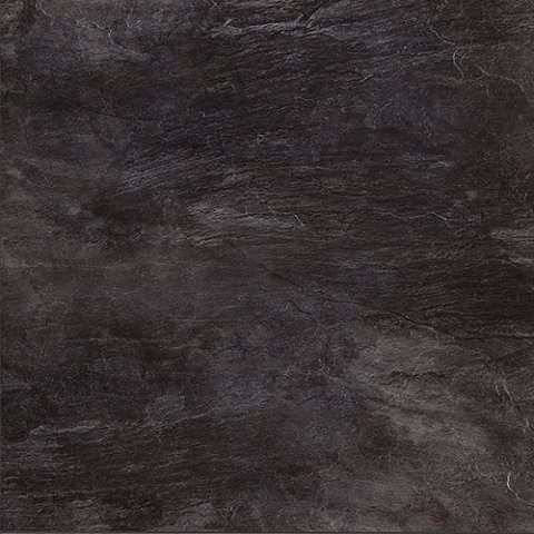 Керамогранит Rex Ardoise Noir Ret 745927, цвет чёрный тёмный, поверхность матовая, квадрат, 1200x1200