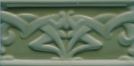 Бордюры Grazia Essenze Liberty Pino LIB500, цвет зелёный, поверхность глянцевая, прямоугольник, 65x130