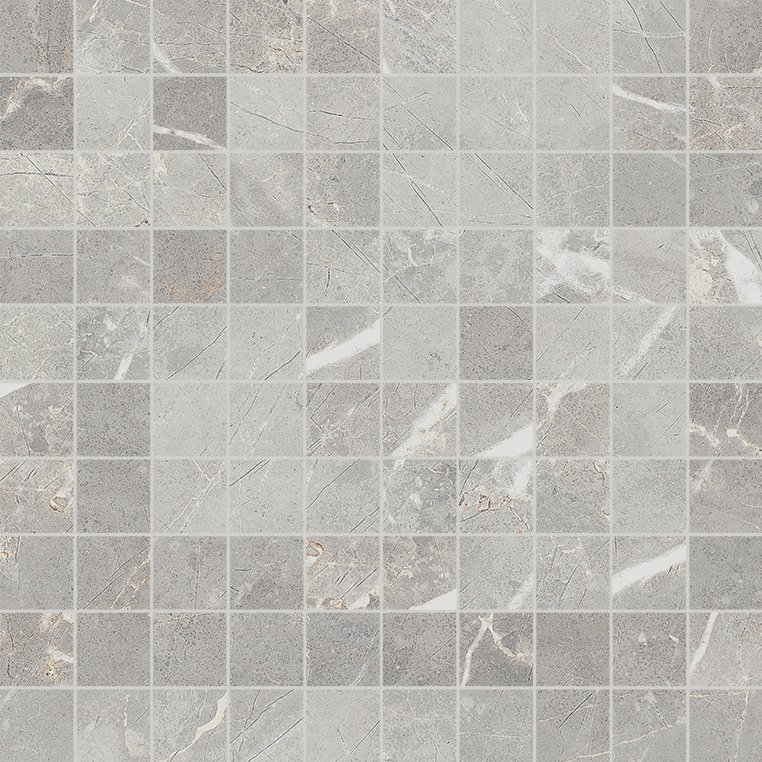 Мозаика Italon Charme Evo Wall Imperiale Mosaico 600110000211, цвет серый, поверхность глянцевая, квадрат, 305x305