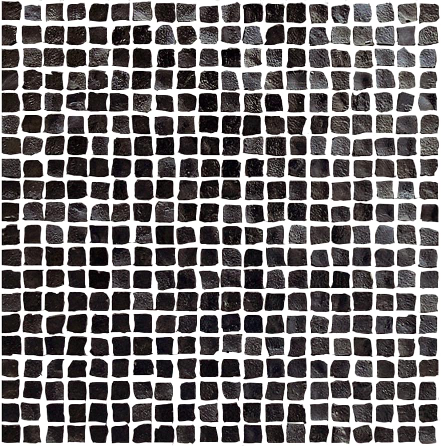 Мозаика Casa Dolce Casa Vetro 07 Carbone Lux Mosaico 735631, цвет чёрный, поверхность глянцевая, квадрат, 300x300