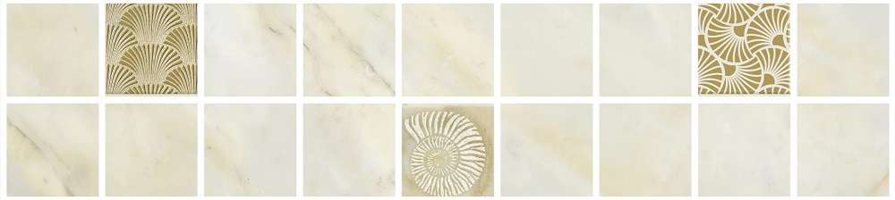 Бордюры Terracotta Shell Marble TD-SH-B-MO, цвет бежевый, поверхность глянцевая, прямоугольник, 65x300