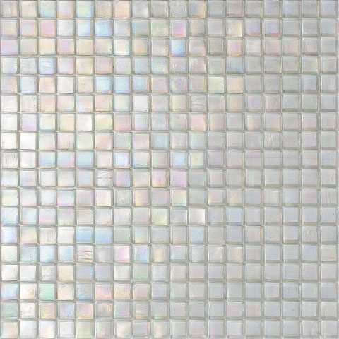 Мозаика Alma Mosaic Art NN19, цвет белый, поверхность глянцевая, квадрат, 150x150