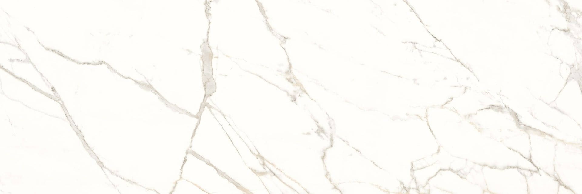 Керамическая плитка Panaria Trilogy Calacatta White PBFTY00, цвет белый, поверхность глянцевая, прямоугольник, 350x1000