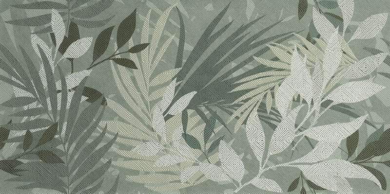 Декоративные элементы Fap Murals Tropic Kenzia fRFZ, цвет зелёный, поверхность матовая, прямоугольник, 800x1600