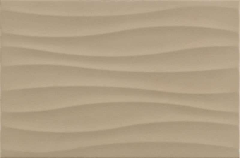 Керамическая плитка Marazzi Italy Neutral Taupe Str. Tide 3d Плитка M01s, цвет бежевый, поверхность глянцевая 3d (объёмная), прямоугольник, 250x380