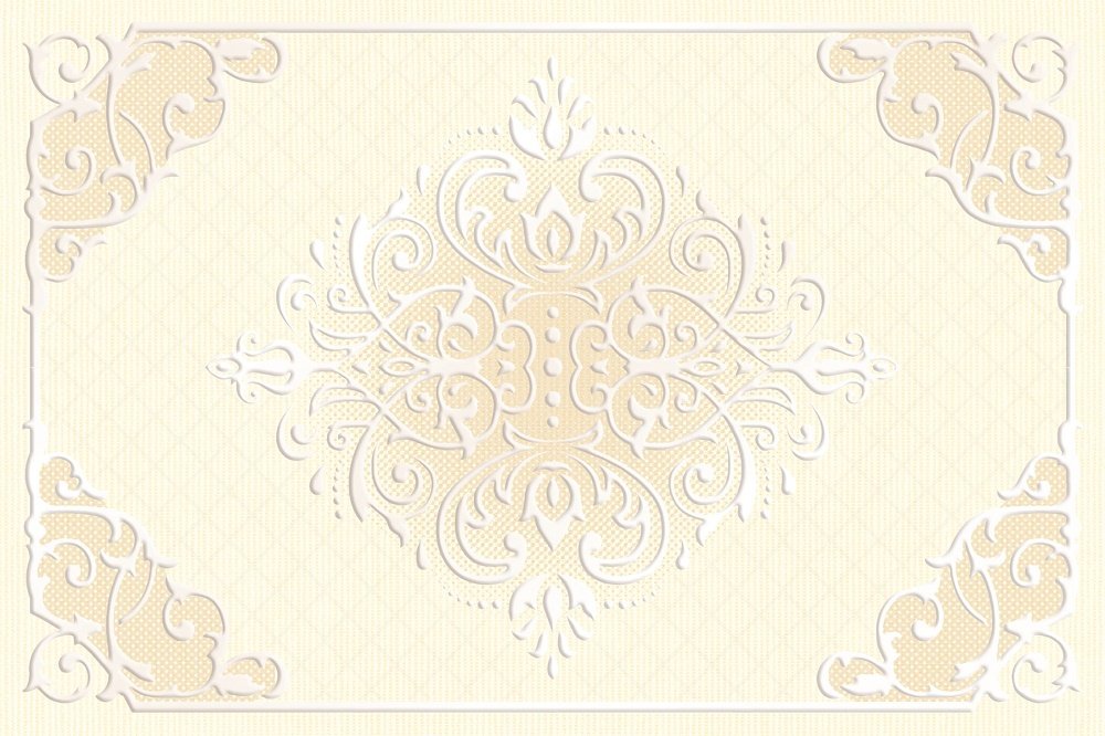 Декоративные элементы Axima Лигурия Декор D, цвет бежевый, поверхность глянцевая, прямоугольник, 200x300