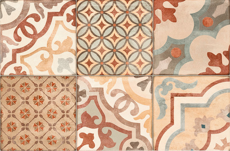 Керамическая плитка Marazzi Italy Neutral Memory Sand Dec. Плитка M01z, цвет разноцветный, поверхность глянцевая, прямоугольник, 250x380