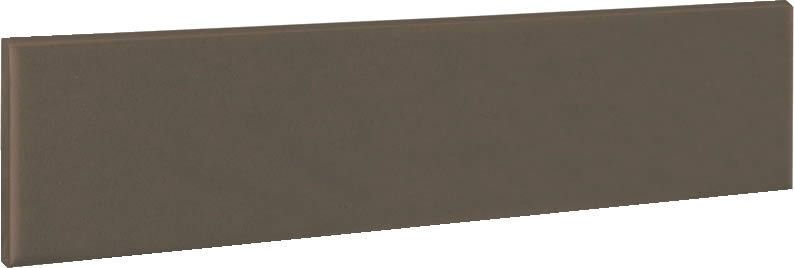 Бордюры Opoczno Simple Brown Elewacyjna, цвет коричневый, поверхность матовая, прямоугольник, 245x65