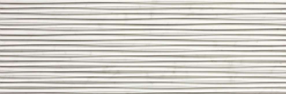 Керамическая плитка Fap Roma Diamond Line Carrara Brillante fRHO, цвет белый, поверхность глянцевая 3d (объёмная), прямоугольник, 250x750