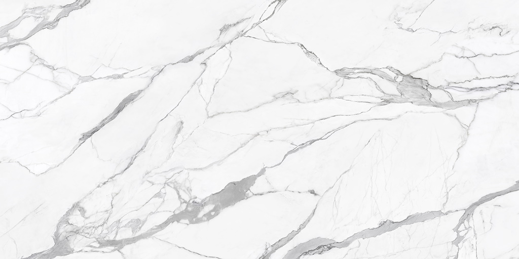 Широкоформатный керамогранит  Statuario Reale Lapp Ret 163007, цвет белый серый, поверхность лаппатированная, прямоугольник, 1600x3200
