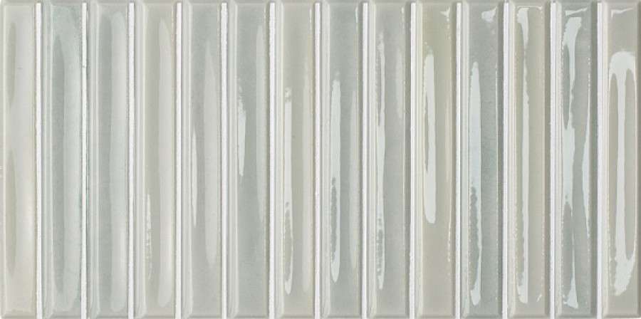 Керамическая плитка Wow Colour Notes Bars Agata 133159, цвет серый, поверхность глянцевая 3d (объёмная), прямоугольник, 125x250
