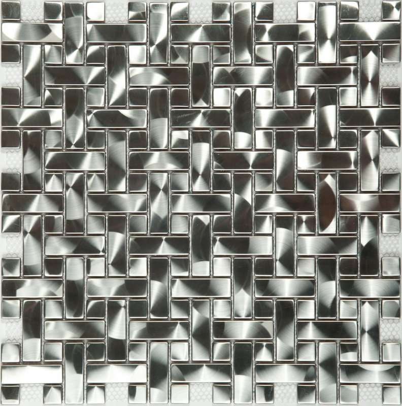 Мозаика NS Mosaic M-603, цвет металлик, поверхность матовая, прямоугольник, 305x300