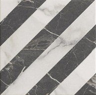 Декоративные элементы Mainzu Versailles Dark, цвет чёрно-белый тёмный, поверхность матовая, квадрат, 200x200