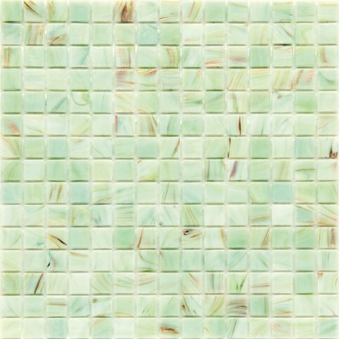 Мозаика Alma Mosaic Stella STE360, цвет зелёный, поверхность глянцевая, квадрат, 327x327