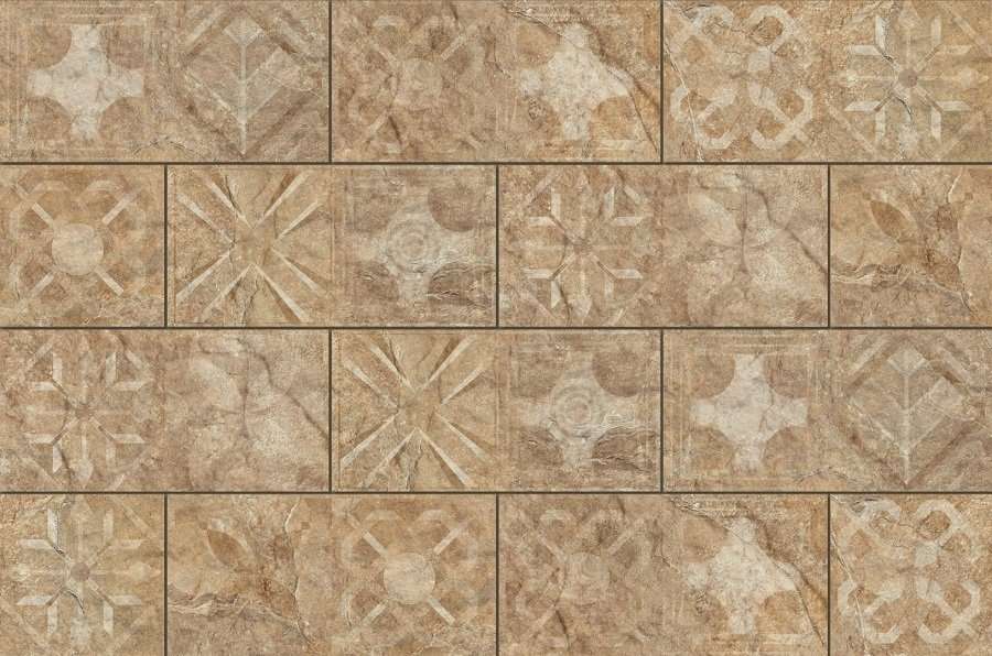 Декоративные элементы Cerrad Torstone Decor Brown, цвет коричневый, поверхность матовая, прямоугольник, 148x300