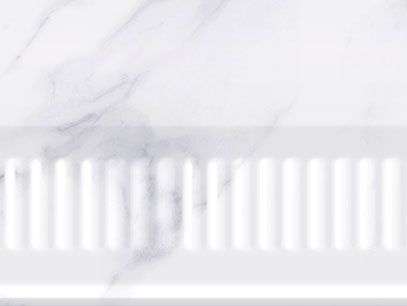 Бордюры Нефрит керамика Бордюр Объемный Narni Серый 13-01-1-13-42-06-1030-0, цвет серый, поверхность глянцевая, прямоугольник, 150x200