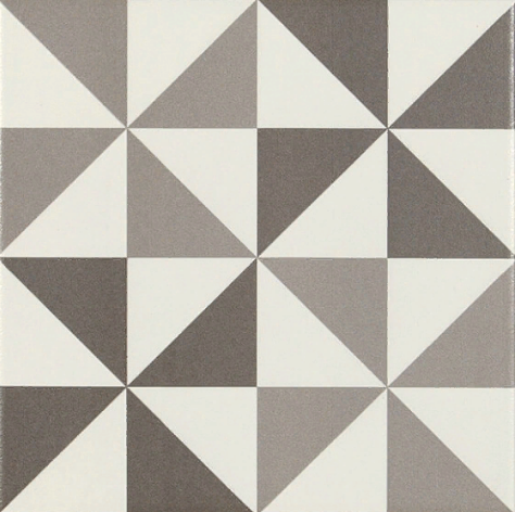 Декоративные элементы Ribesalbes Antigua Gris 004, цвет белый серый, поверхность матовая, квадрат, 200x200