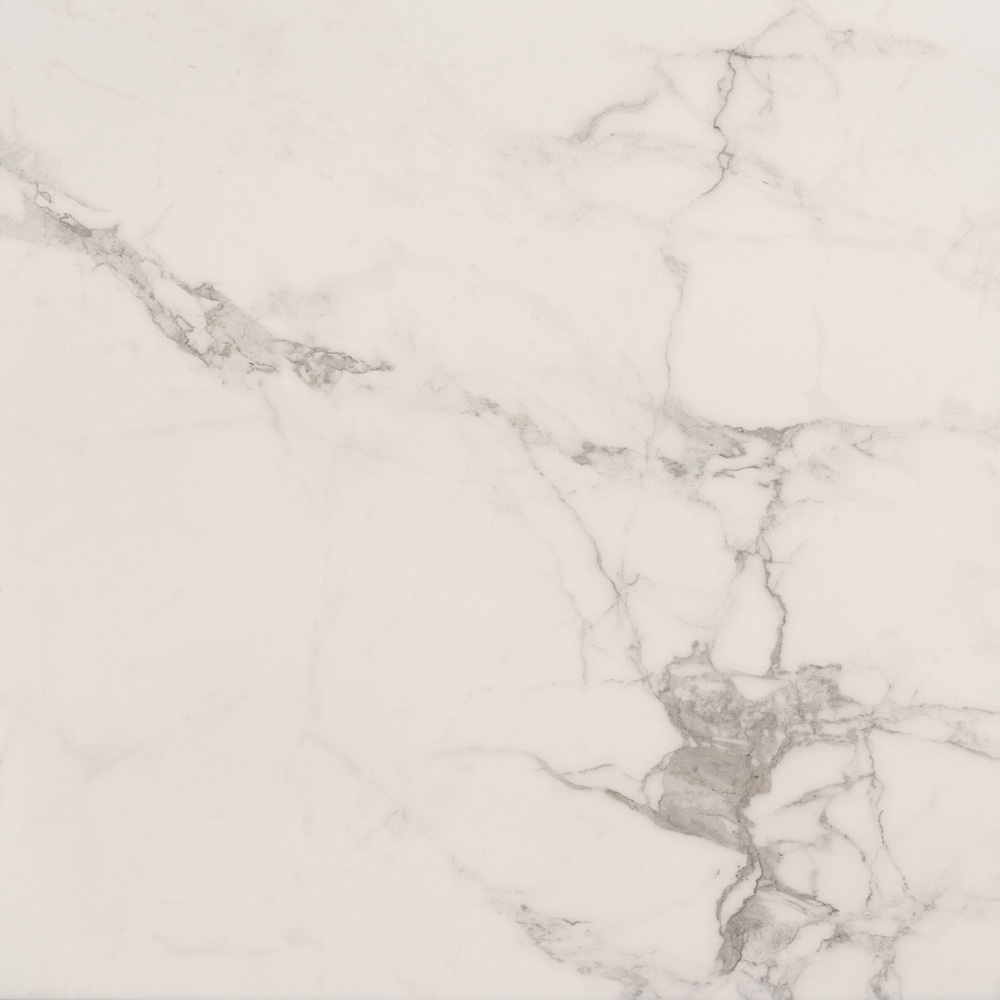 Керамогранит Absolut Gres Carrara Classic, цвет белый, поверхность полированная, квадрат, 600x600