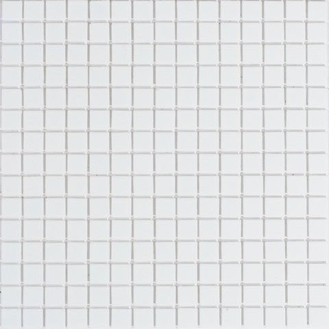 Мозаика Alma Mosaic Sandy SE08, цвет белый, поверхность матовая, квадрат, 327x327