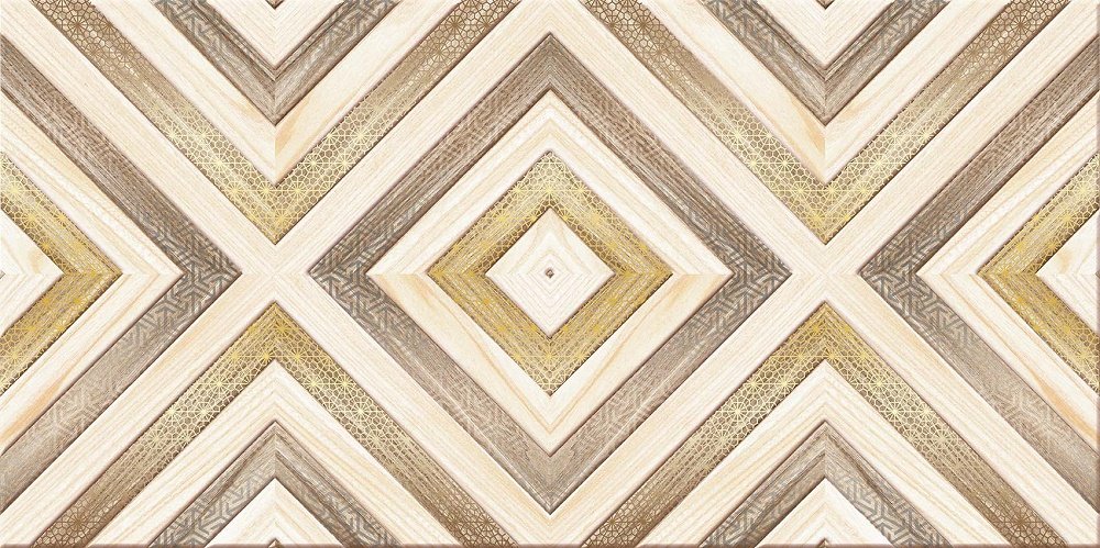 Декоративные элементы Axima Ломбардия Декор D, цвет бежевый, поверхность глянцевая, прямоугольник, 300x600