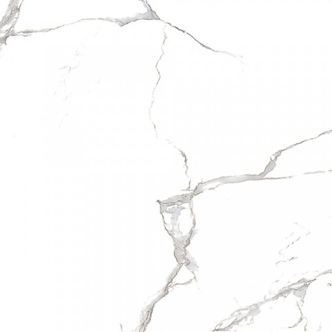 Керамогранит Italica White Soul Polished, цвет белый, поверхность полированная, квадрат, 600x600
