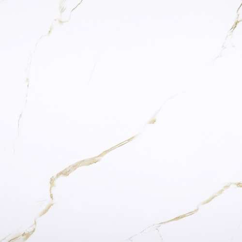 Керамогранит Bonaparte Porcelain Tile Golden Carrara, цвет белый коричневый, поверхность полированная, квадрат, 600x600
