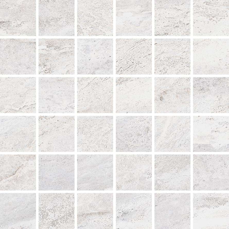 Мозаика Monocibec Dolomite White Mos (4,7X4,7) 92927, цвет белый, поверхность матовая, квадрат, 300x300