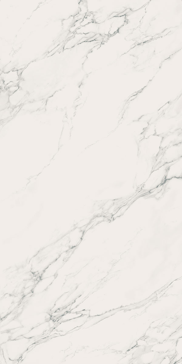 Широкоформатный керамогранит Ava Statuario Slab A Lapp Rett 83110, цвет серый, поверхность лаппатированная, прямоугольник, 1200x2400