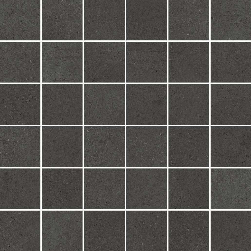 Мозаика Cerdomus Marne Mosaico 4,7x4,7 Lavagna Ret 72201, цвет чёрный, поверхность матовая, квадрат, 300x300