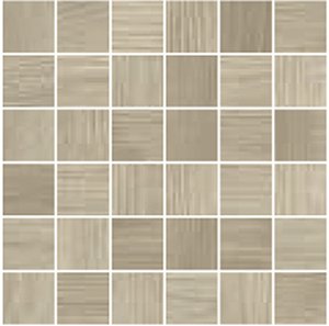 Мозаика Serenissima Newport Mosaico New Ash 1058305, цвет серый, поверхность матовая, квадрат, 300x300
