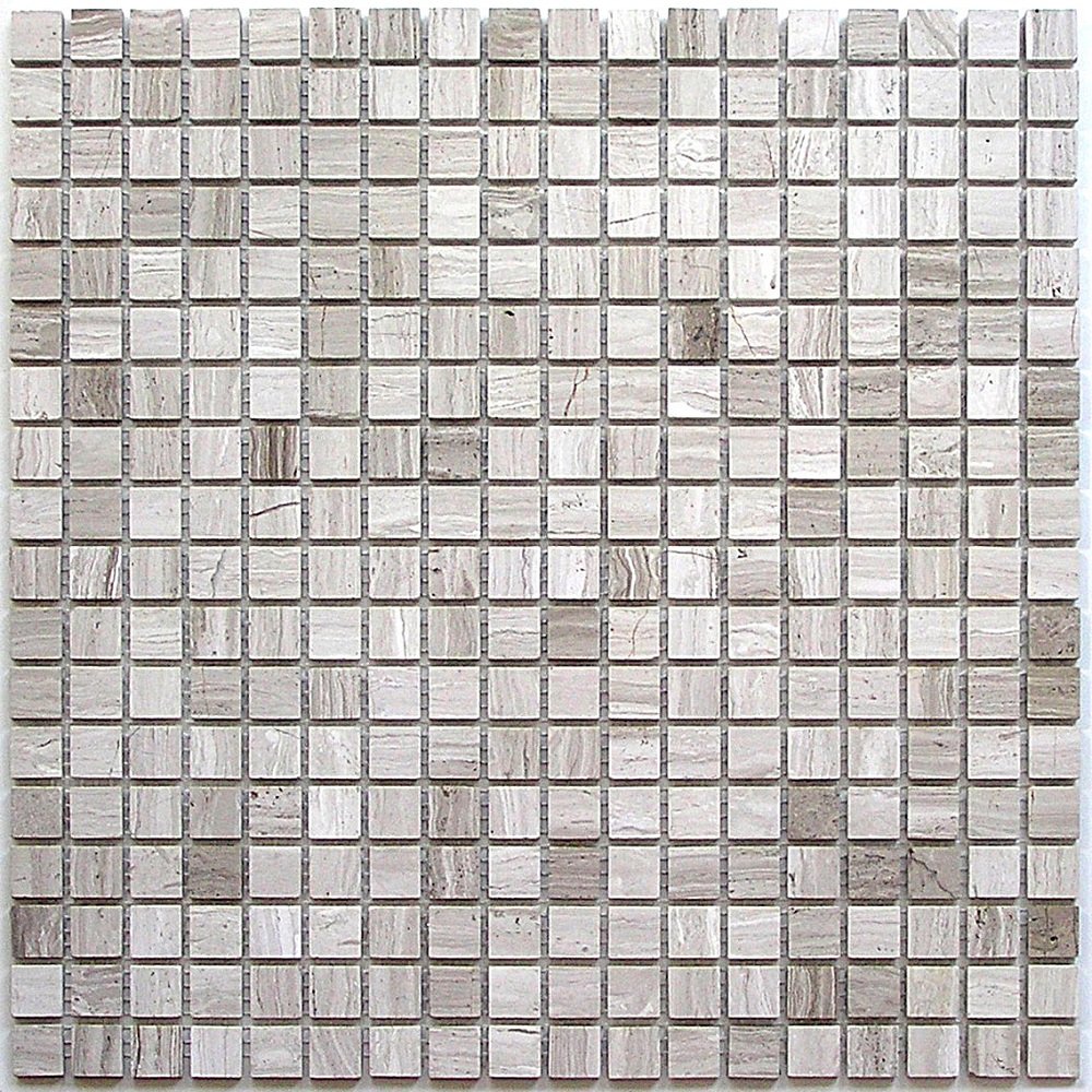 Мозаика Bonaparte Bonaparte Dunes-15 Slim Pol, цвет серый, поверхность полированная, квадрат, 305x305