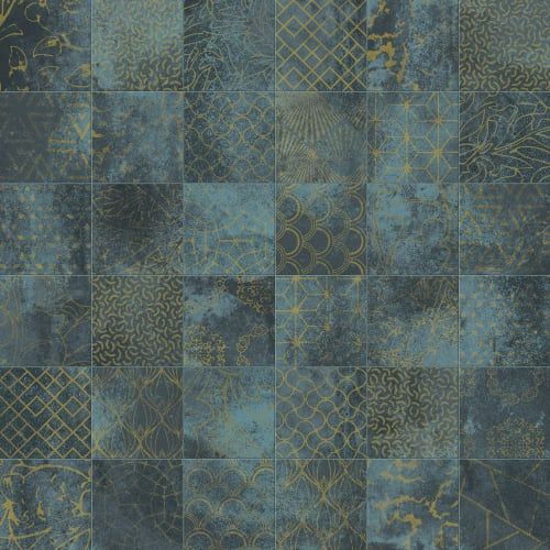 Декоративные элементы Caesar Alchemy Navy Deco AFW7, цвет чёрный синий, поверхность матовая, прямоугольник, 200x200