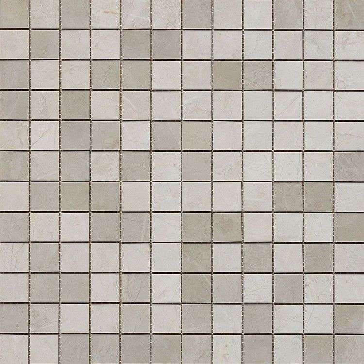 Мозаика Marazzi Italy Evolutionmarble Mosaico Tafu MLYR, цвет серый, поверхность глянцевая, квадрат, 325x325