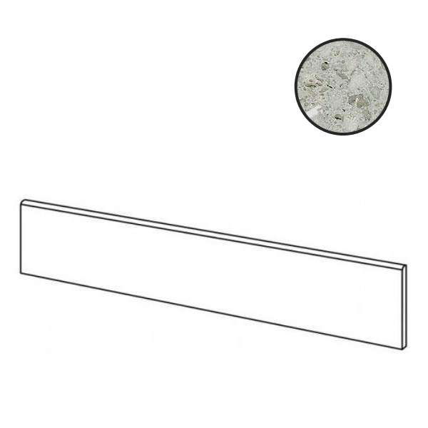 Бордюры Cerim Timeless Battiscopa Ceppo Di Gre Luc 747258, цвет серый, поверхность полированная, прямоугольник, 46x600
