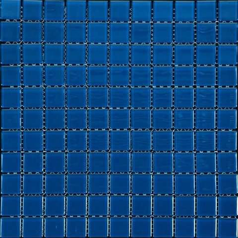 Мозаика Natural Mosaic Color Palette A-011 (B-011) (Стекло), цвет синий, поверхность глянцевая, квадрат, 300x300