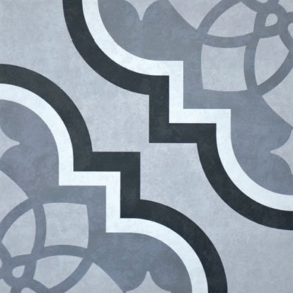 Декоративные элементы Heralgi Tempo Vie Grey, цвет серый, поверхность матовая, квадрат, 200x200