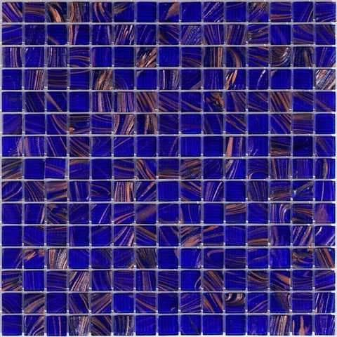 Мозаика Alma Mosaic Stella STE30, цвет фиолетовый, поверхность глянцевая, квадрат, 327x327