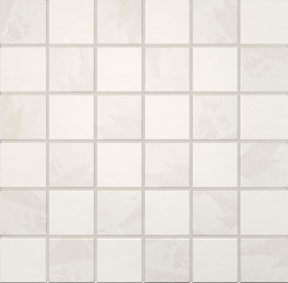 Мозаика Estima Luna White LN00/TE00 Неполированный 30x30 39685, цвет белый, поверхность матовая, квадрат, 300x300