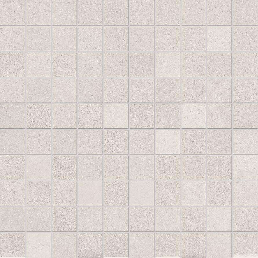 Мозаика Ergon Tr3Nd Mosaico Concrete White EAVS, цвет белый, поверхность матовая, квадрат, 300x300