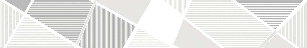 Бордюры Azori Sonnet Border Grey Geometria, цвет серый, поверхность матовая, прямоугольник, 62x505