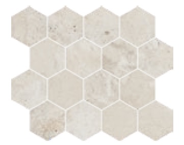 Мозаика Cerdomus Karnis Mosaico Esagona Ivory Levigato 97433, цвет слоновая кость, поверхность полированная, шестиугольник, 275x330