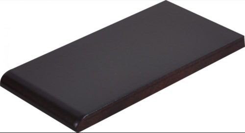 Спецэлементы Cerrad Nero Подоконник 7603, цвет чёрный, поверхность глянцевая, прямоугольник, 148x350