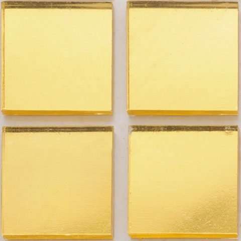 Мозаика Alma Mosaic GMC01, цвет золотой, поверхность глянцевая, квадрат, 200x200