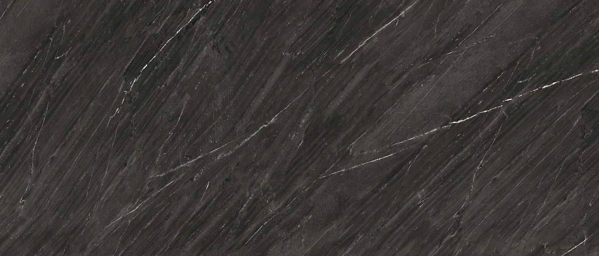 Керамогранит Floor Gres Biotech Soap Stone R9 Soft 6mm 778800, цвет чёрный, поверхность матовая, прямоугольник, 600x1200