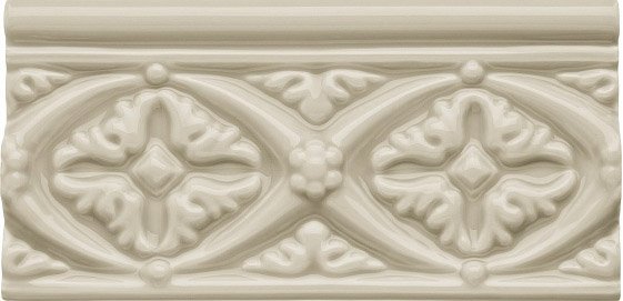 Бордюры Adex ADNE4133 Relieve Bizantino Sierra Sand, цвет бежевый, поверхность глянцевая, прямоугольник, 75x150
